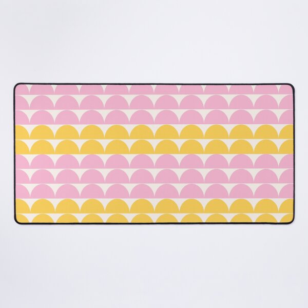 Item preview, Semicircles - Pink and Yellow designed and sold by PeachyLitchi.