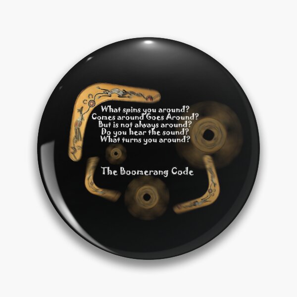 Item preview, The Boomerang Code Riddle designed and sold by LightonZ.