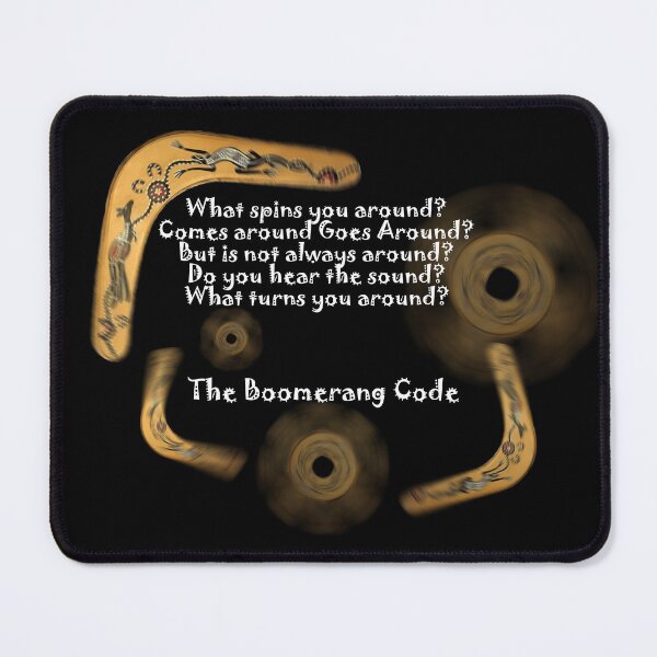 Item preview, The Boomerang Code Riddle designed and sold by LightonZ.