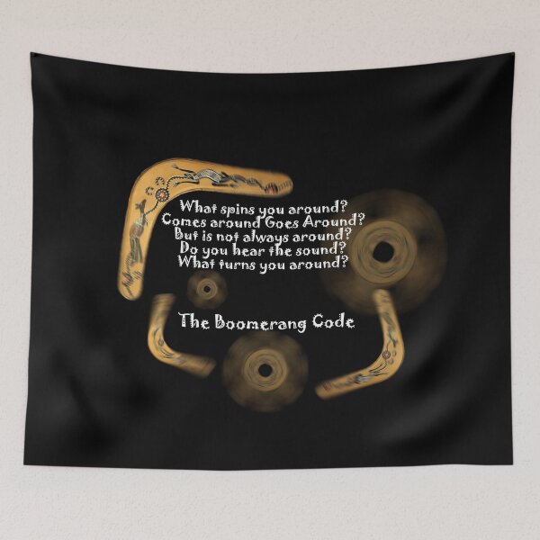 Item preview, The Boomerang Code Riddle designed and sold by LightonZ.