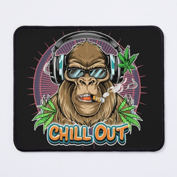 Item preview, Chill Out: Hip Hop Gorilla Art Piece designed and sold by diegomenjivar92.