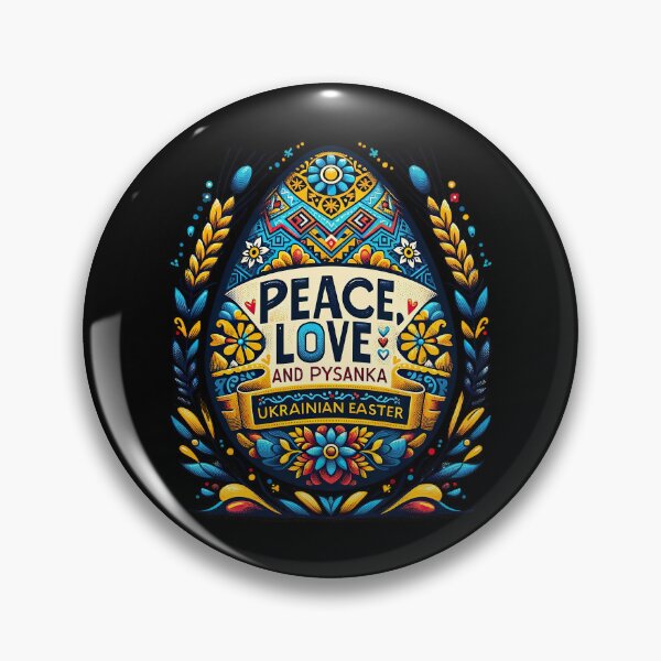 Item preview,  Peace, Love, and Pysanka Easter Egg Celebration  T-Shirt designed and sold by MAPDDesigns.