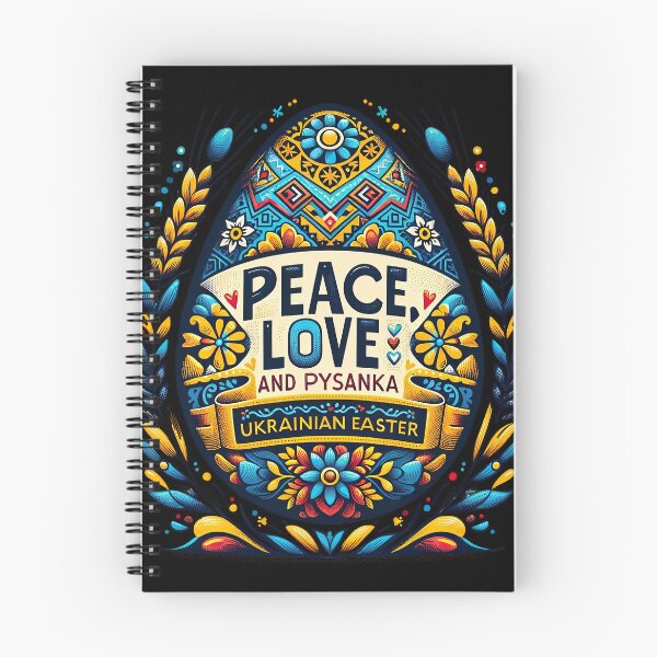 Item preview,  Peace, Love, and Pysanka Easter Egg Celebration  T-Shirt designed and sold by MAPDDesigns.