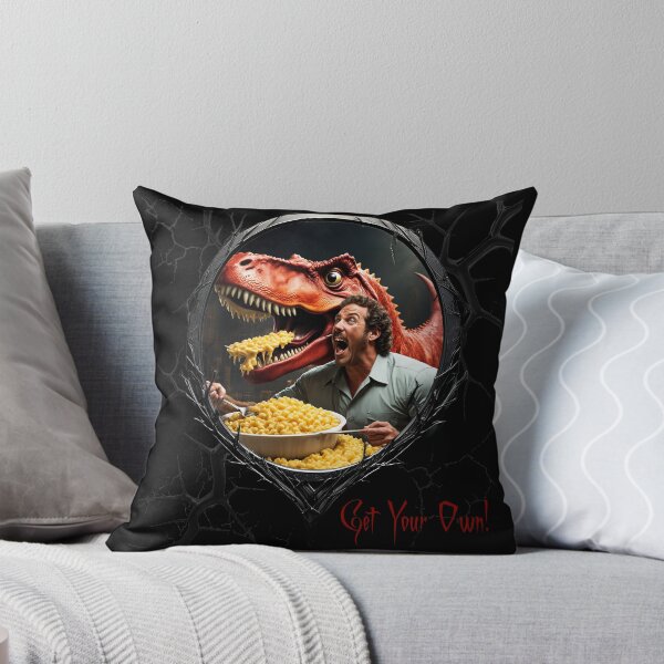 Item preview, Macaroni & Cheese & a greedy dinosaur designed and sold by FatCatStudios.