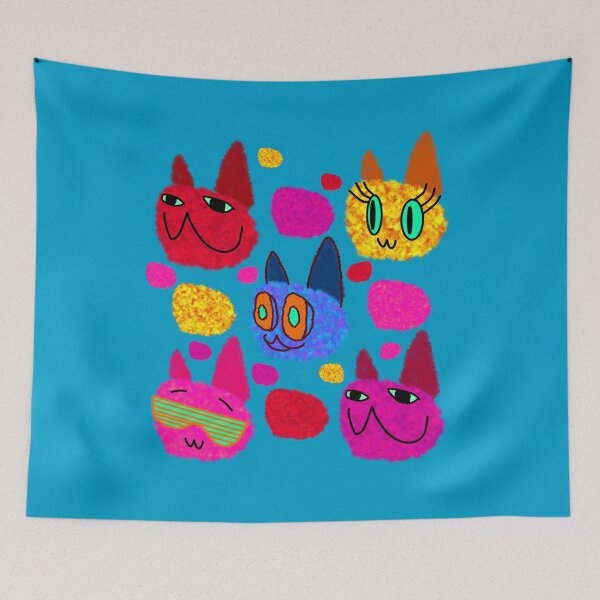 Item preview, Fuzzy Cats Fuzzball Five designed and sold by chowlet.