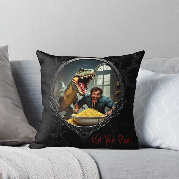 Item preview, Macaroni & Cheese & a greedy dinosaur designed and sold by FatCatStudios.