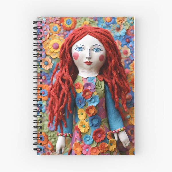 Artikelvorschau, Hippy doll entworfen und verkauft von Joanne Walsh.