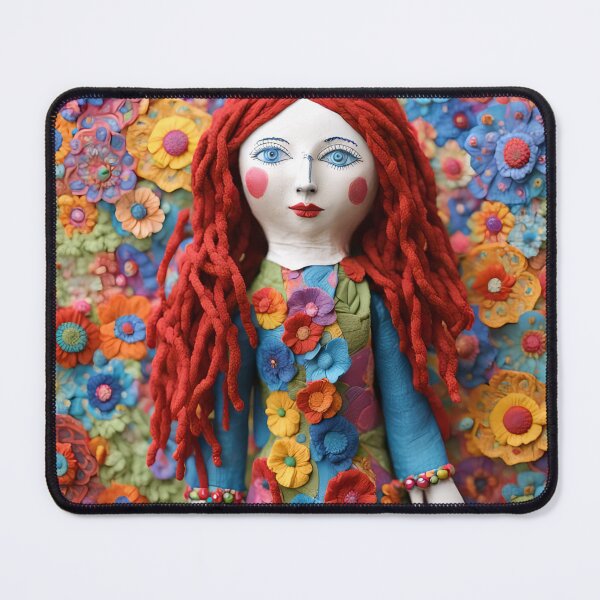 Artikelvorschau, Hippy doll entworfen und verkauft von Joanne Walsh.