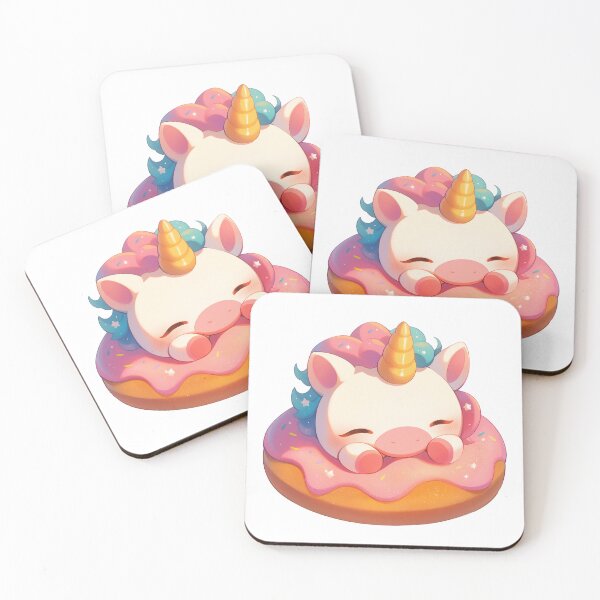 Item preview, Unicorn Doughnut Cartoon Cute  designed and sold by Bwittaya.