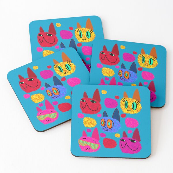Item preview, Fuzzy Cats Fuzzball Five designed and sold by chowlet.