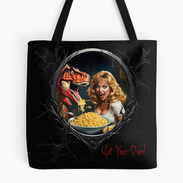 Item preview, Macaroni & Cheese & a greedy dinosaur designed and sold by FatCatStudios.