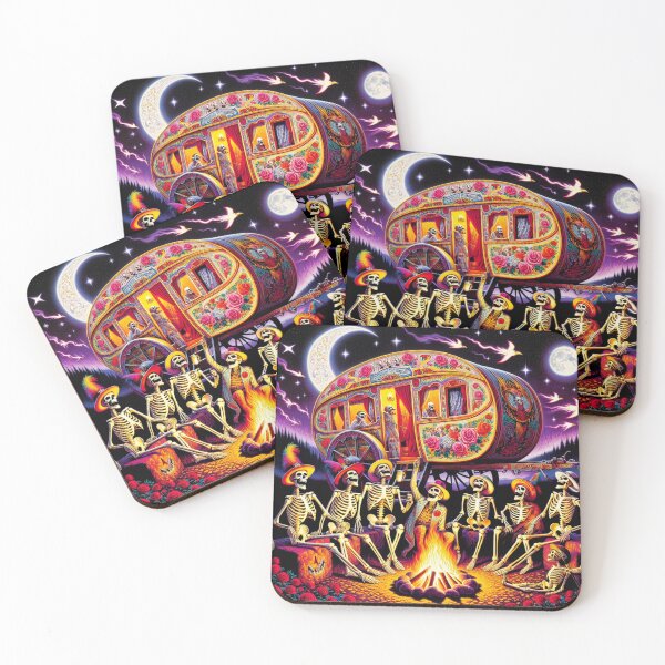 Item preview, Vintage Deadhead Campers Sing Songs By The Light of The Moons designed and sold by HippieFarms11.