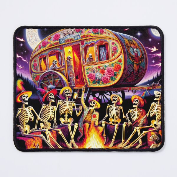 Item preview, Vintage Deadhead Campers Sing Songs By The Light of The Moons designed and sold by HippieFarms11.