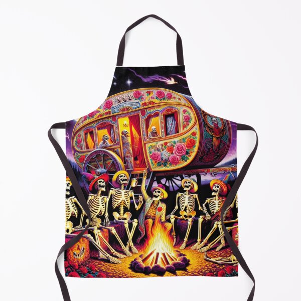 Item preview, Vintage Deadhead Campers Sing Songs By The Light of The Moons designed and sold by HippieFarms11.