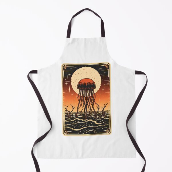 Item preview, Thorny Midnight Blood Moon Jelly Tarot Card designed and sold by Weirdanya.