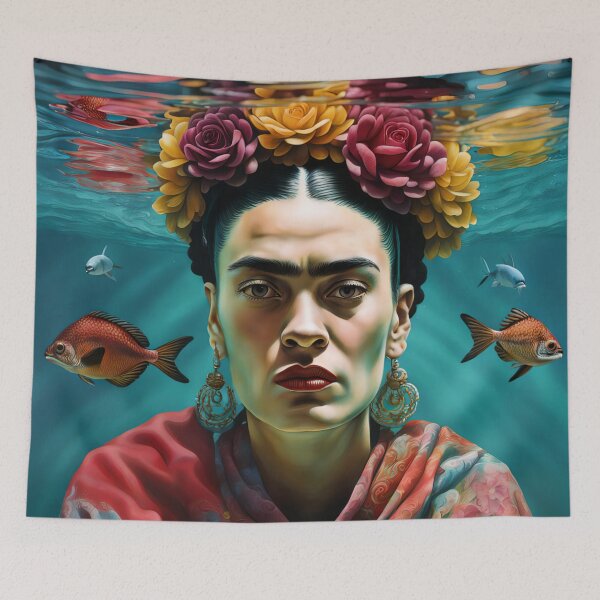 Item preview, Frida Kahlo underwater  designed and sold by Joanne Walsh.