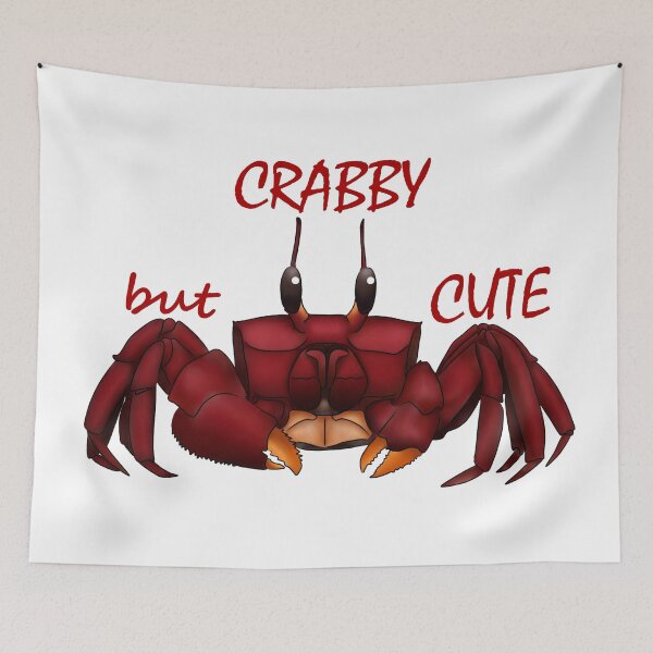 Item preview, Crabby but Cute designed and sold by Moon Dog Art.