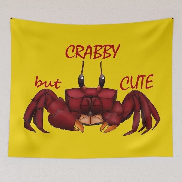 Item preview, Crabby but Cute designed and sold by Moon Dog Art.
