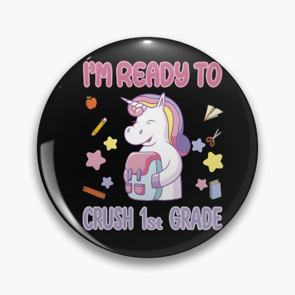 Item preview, I'm ready to crush 1st grade Unicorn designed and sold by dJ-Design.