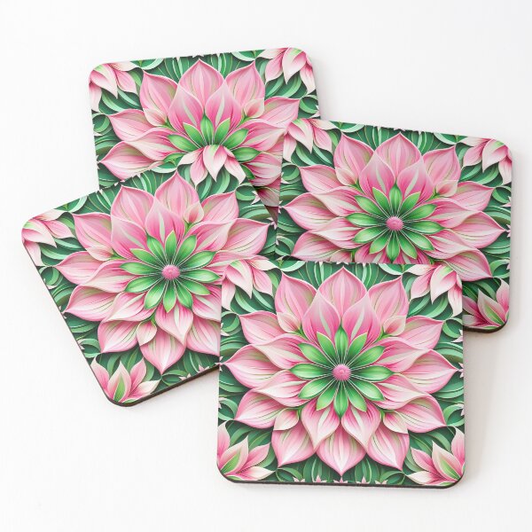 Item preview, Exquisite Afrocentric Lotus Design: Pink and Green Botanical Elegance designed and sold by CulturalTales.