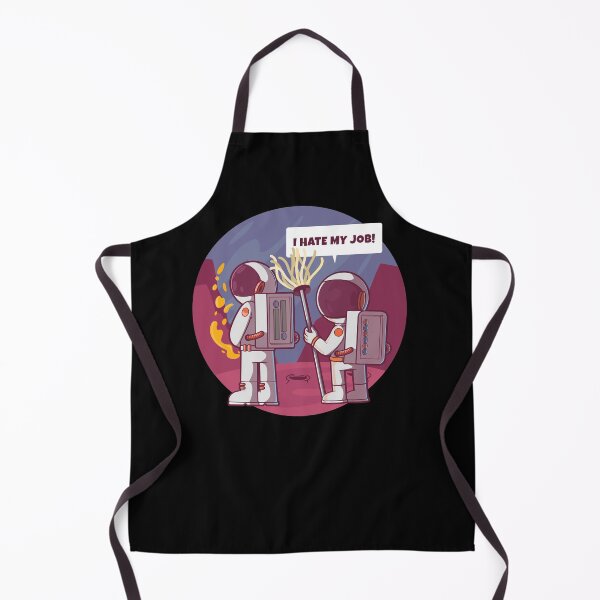 Item preview, Astronaut spaceman janitor hates his job! designed and sold by messy-nessie.