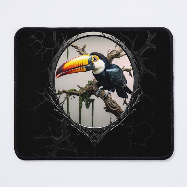 Item preview, Toucan on a spooky tree branch designed and sold by FatCatStudios.
