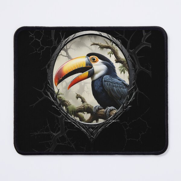 Item preview, Toucan on a spooky tree branch designed and sold by FatCatStudios.
