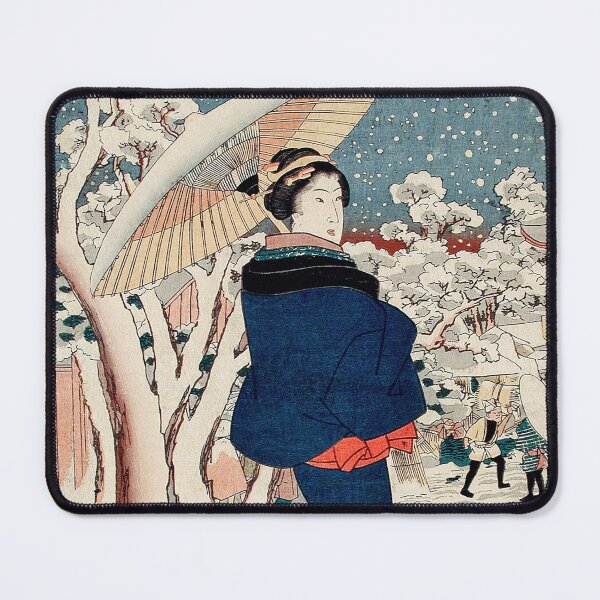 Item preview, Famous Places in the Eastern Capital: The Year-end Fair at Asakusa (1854) designed and sold by TheHappyK.