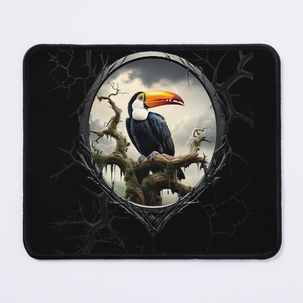 Item preview, Toucan on a spooky tree branch designed and sold by FatCatStudios.