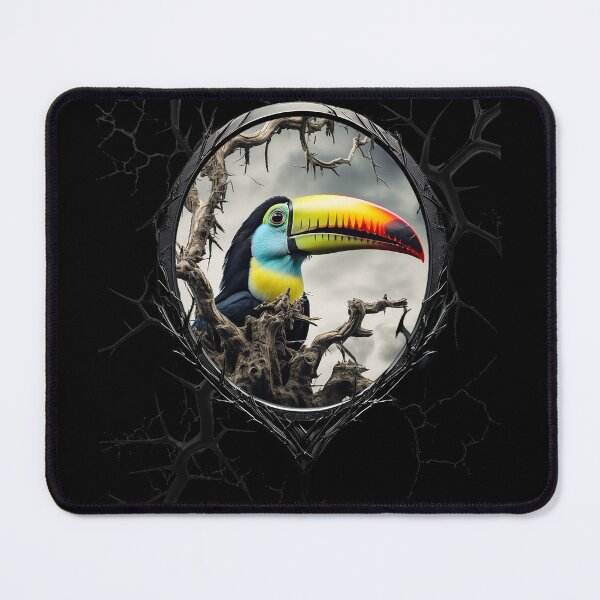 Item preview, Toucan on a spooky tree branch designed and sold by FatCatStudios.