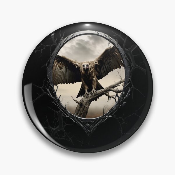 Item preview, Vulture on a spooky tree branch designed and sold by FatCatStudios.