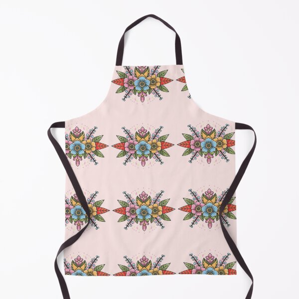 Item preview, Botanical Tattoo ; Rainbow Flowers designed and sold by PatternInArt.