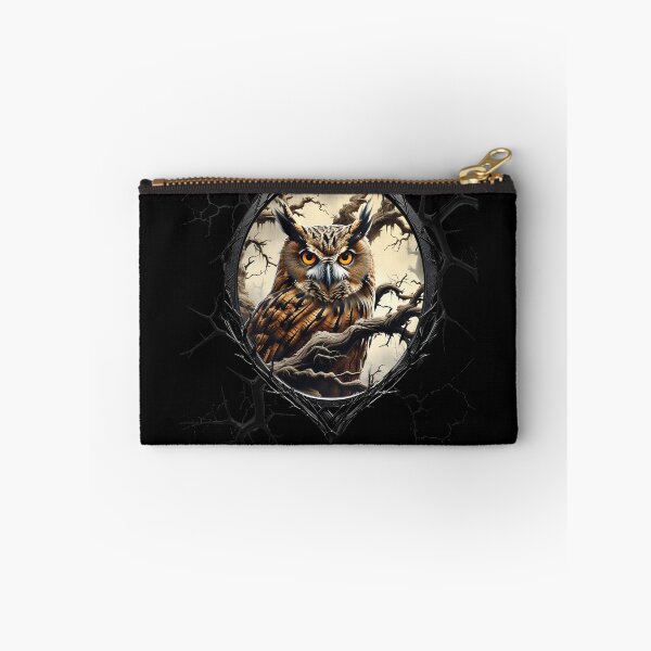 Item preview, Owl on a spooky tree branch designed and sold by FatCatStudios.