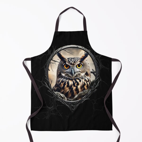 Item preview, Owl on a spooky tree branch designed and sold by FatCatStudios.