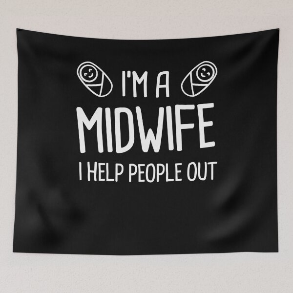 Item preview, Funny & Cute Midwife Doula Hospital Nurse designed and sold by Jam Jar.