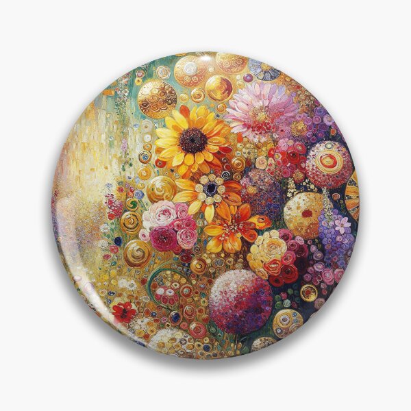 Item preview, Gustav Klimt Flower Garden designed and sold by maniacfitness.