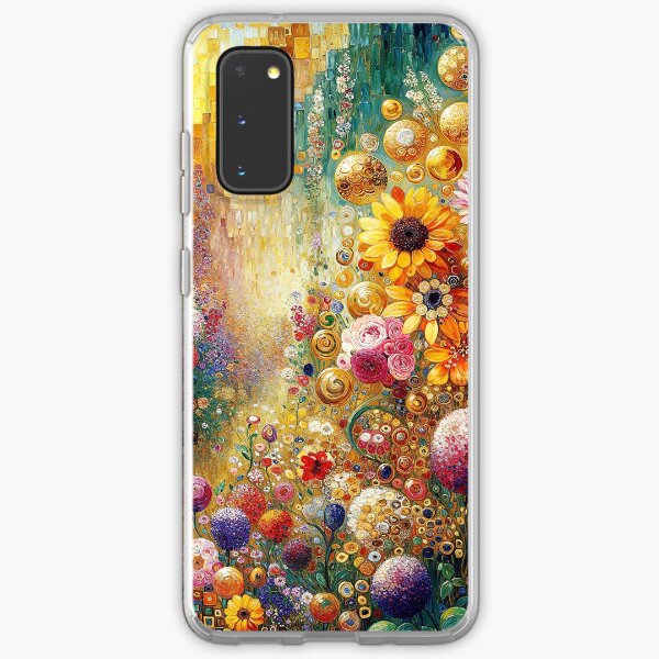 Aperçu de l'œuvre Jardin de fleurs Gustav Klimt créée et vendue par maniacfitness.