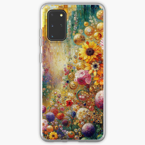 Aperçu de l'œuvre Jardin de fleurs Gustav Klimt créée et vendue par maniacfitness.