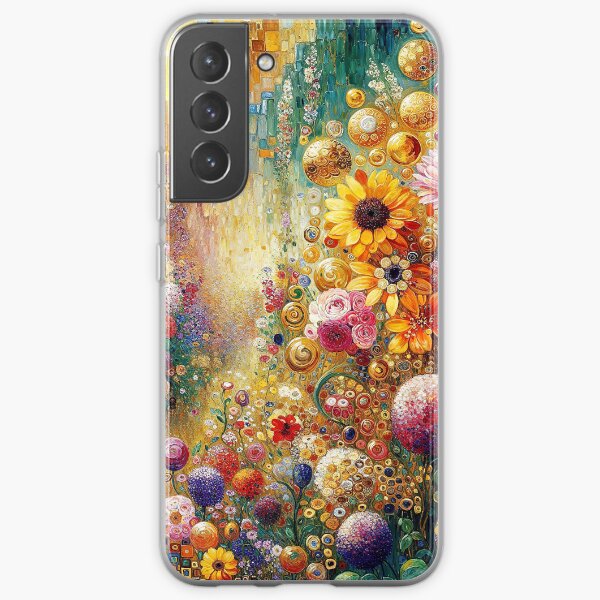 Aperçu de l'œuvre Jardin de fleurs Gustav Klimt créée et vendue par maniacfitness.