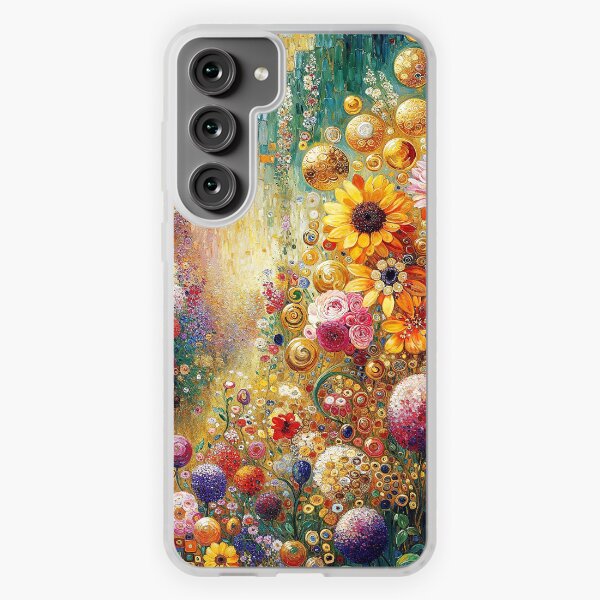 Aperçu de l'œuvre Jardin de fleurs Gustav Klimt créée et vendue par maniacfitness.