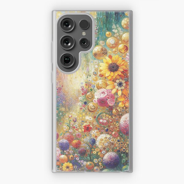 Aperçu de l'œuvre Jardin de fleurs Gustav Klimt créée et vendue par maniacfitness.