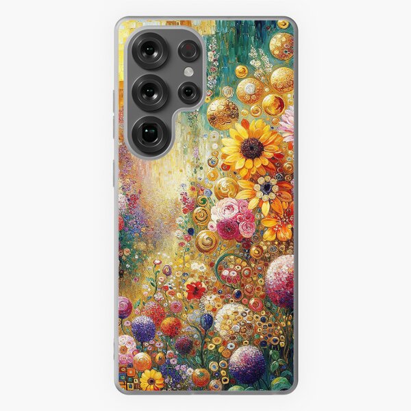 Aperçu de l'œuvre Jardin de fleurs Gustav Klimt créée et vendue par maniacfitness.