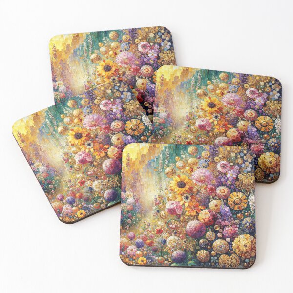 Item preview, Gustav Klimt Flower Garden designed and sold by maniacfitness.