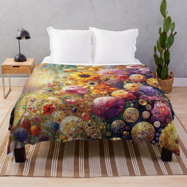Item preview, Gustav Klimt Flower Garden designed and sold by maniacfitness.