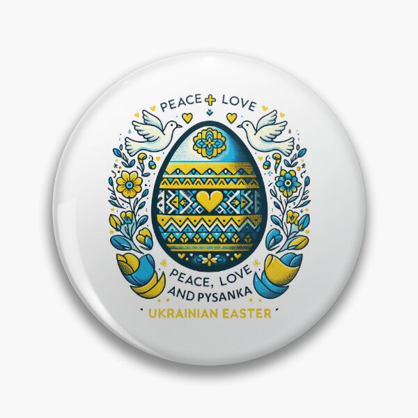 Item preview, Peace, Love, and Pysanka Easter Egg Celebration  T-Shirt designed and sold by MAPDDesigns.