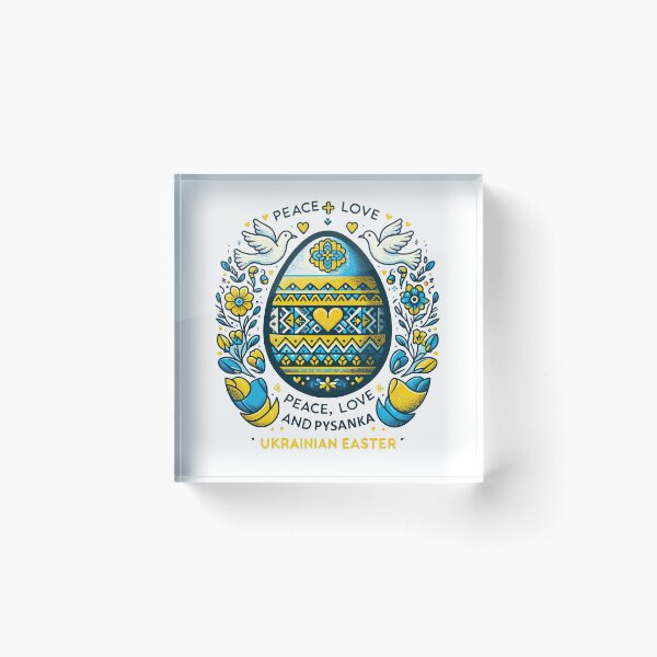Item preview, Peace, Love, and Pysanka Easter Egg Celebration  T-Shirt designed and sold by MAPDDesigns.