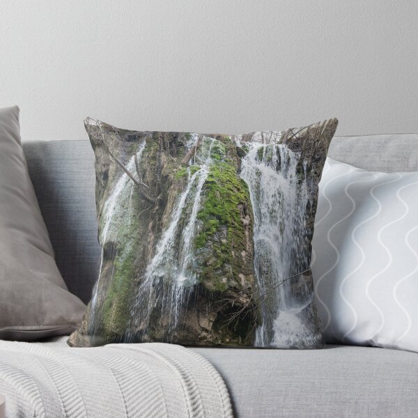 Item preview, Forest Bathing - Woodland Waterfall with Mossy Rocks designed and sold by Georgia Mizuleva.