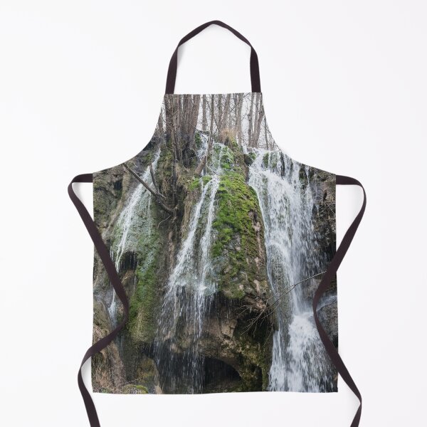 Item preview, Forest Bathing - Woodland Waterfall with Mossy Rocks designed and sold by Georgia Mizuleva.