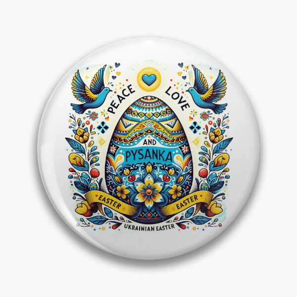 Item preview, Peace, Love, and Pysanka Easter Egg Celebration  T-Shirt designed and sold by MAPDDesigns.