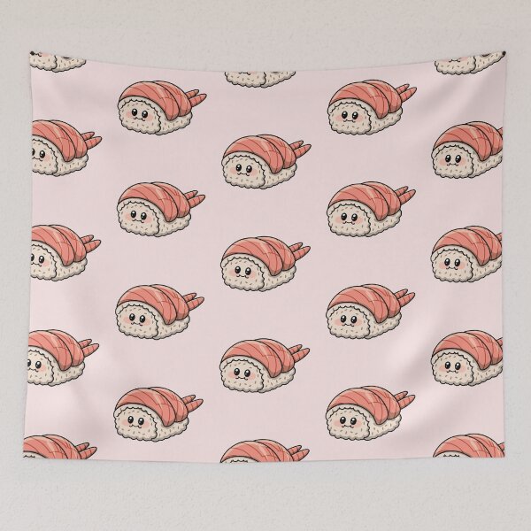 Item preview,   Kawaii Cute Sushi Pattern designed and sold by PatternInArt.